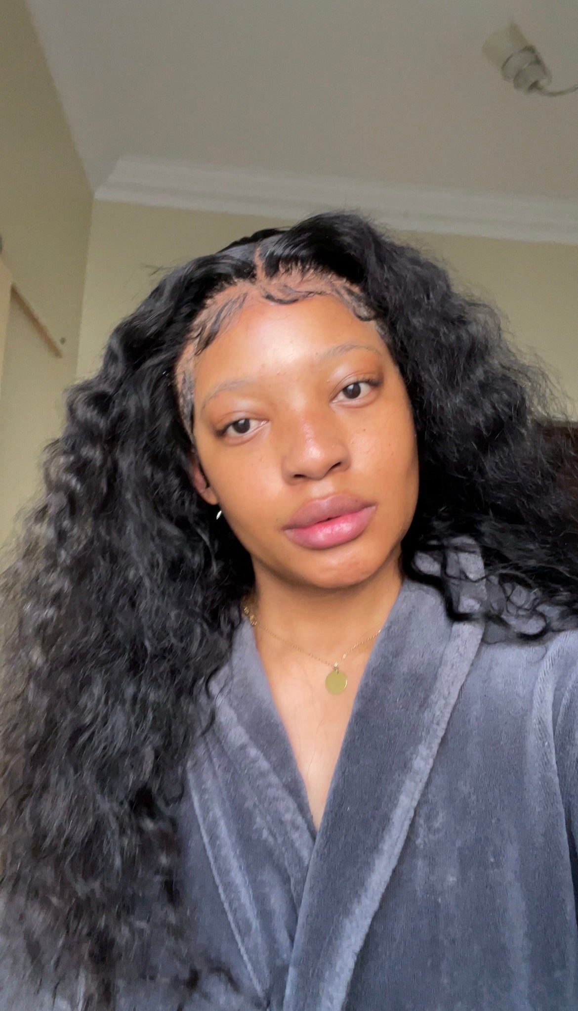 FIESTY BADDIE- virgin HD lace curly wig