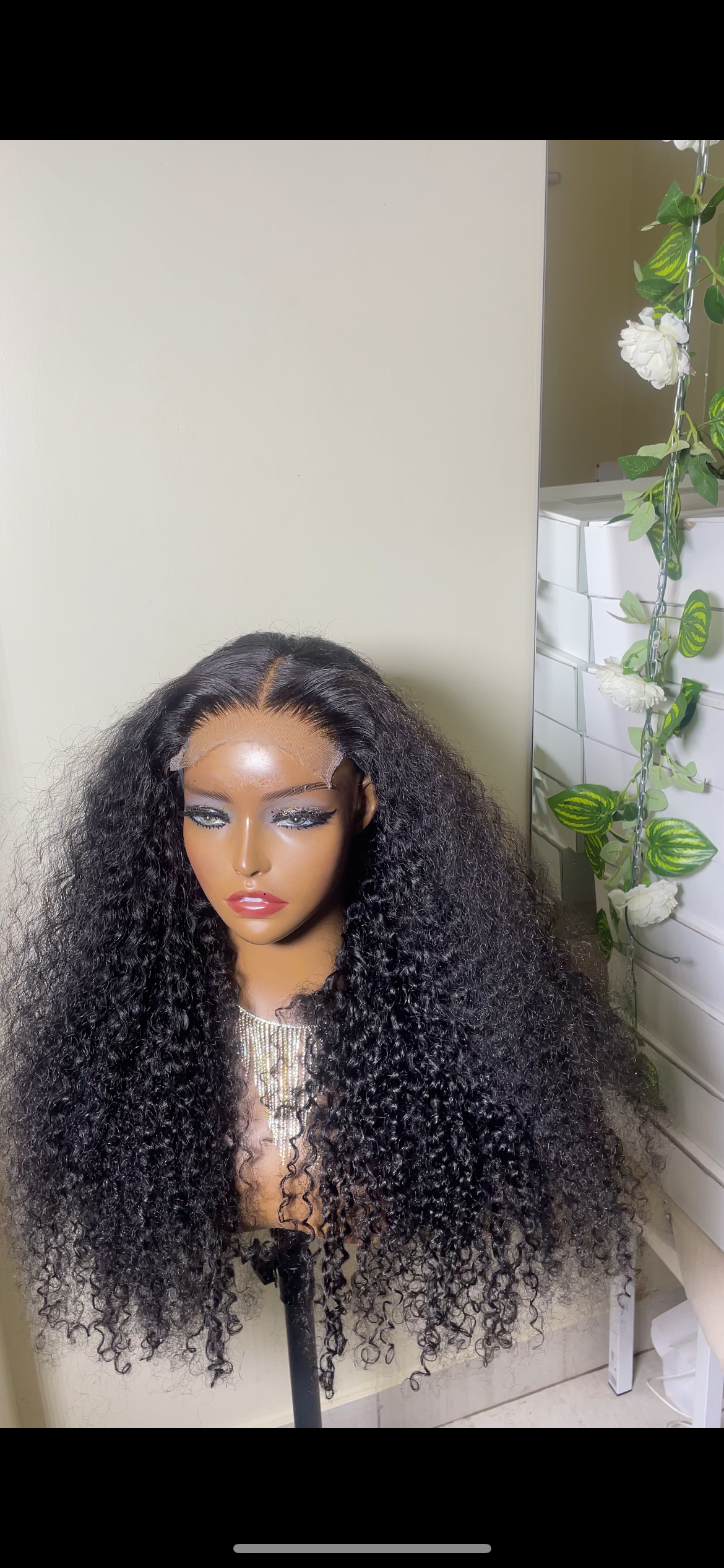 SPANISH CURL-virgin lace wig