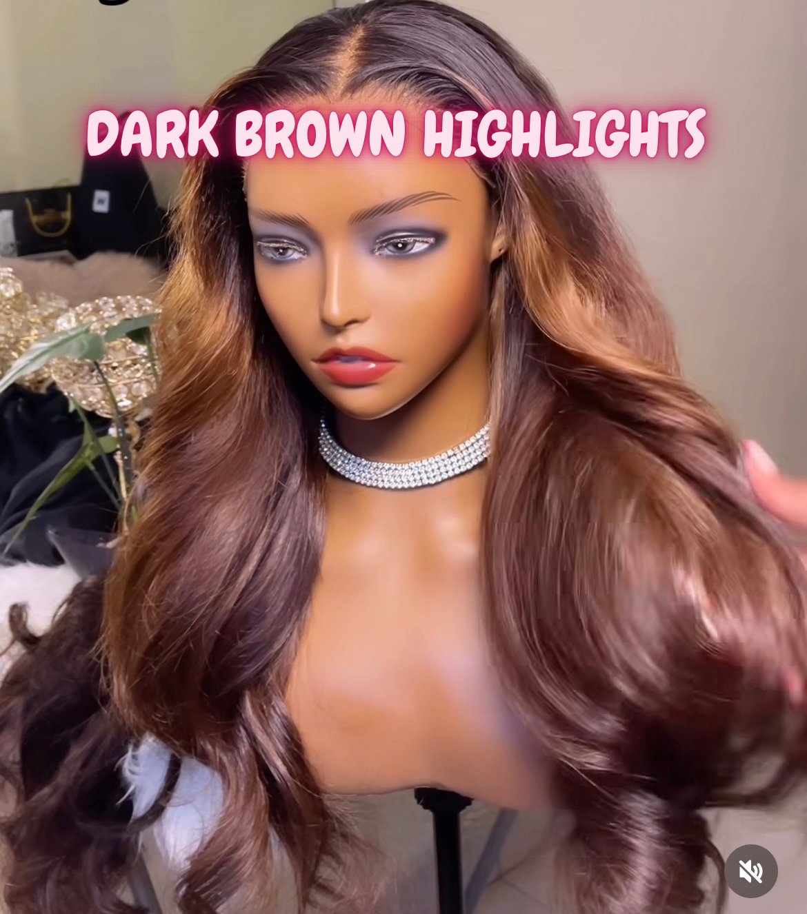 BARBIE BADDIE-highlighted frontal virgin wig