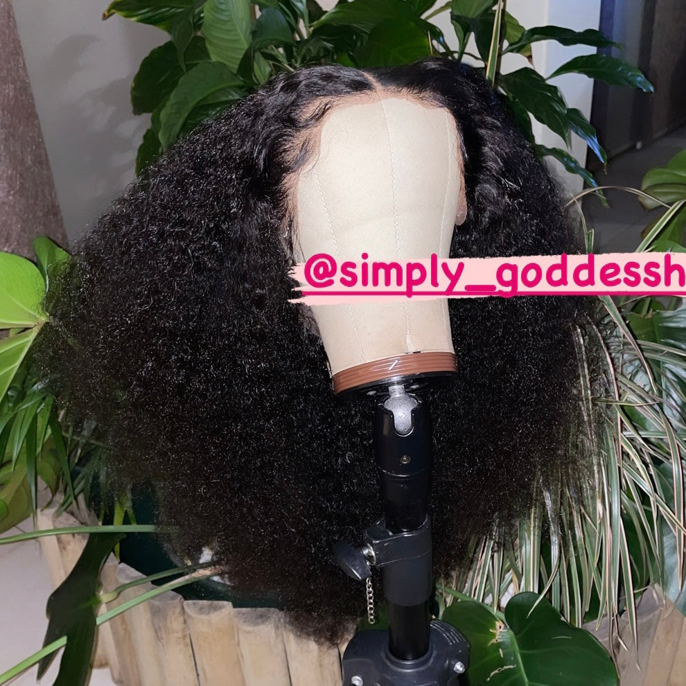 FIESTY BADDIE- virgin HD lace curly wig