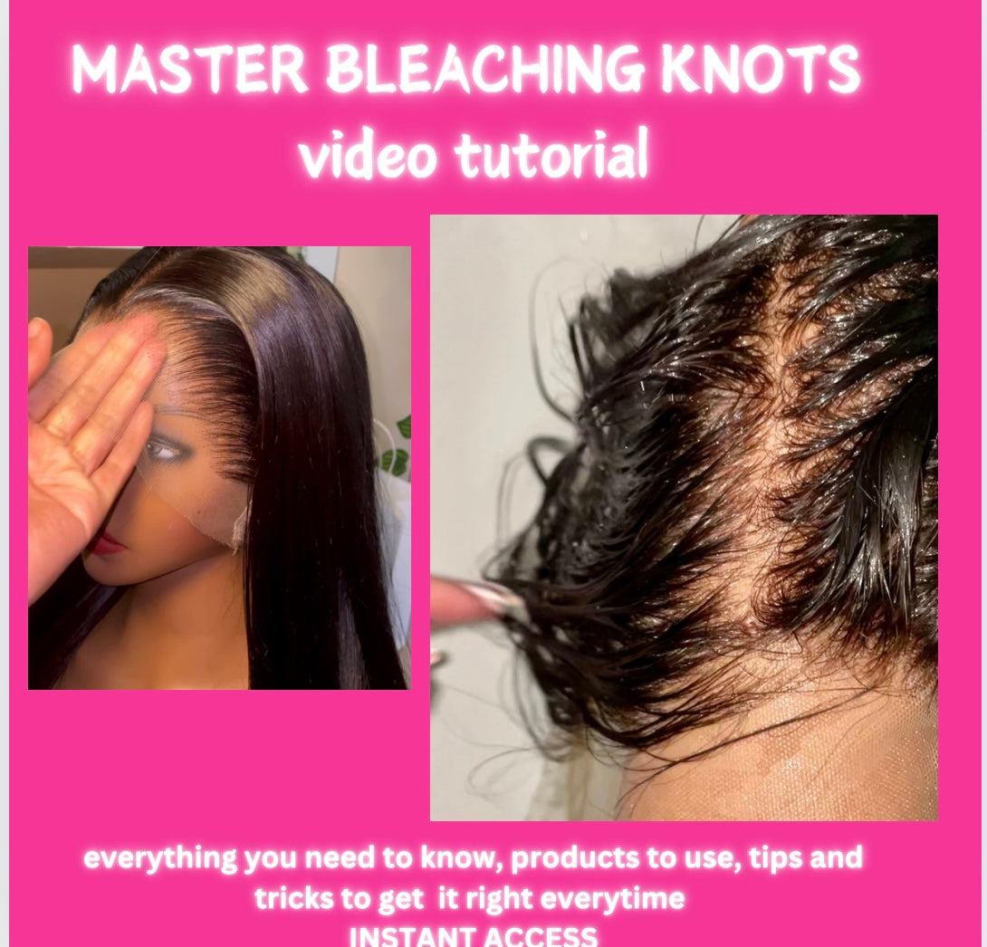 HOW TO BLEACH KNOTS (with detailed tips and tricks)